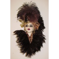 Unique Creations Limited Edition Lady Face Mask Wall Hanging Decor   253814975943